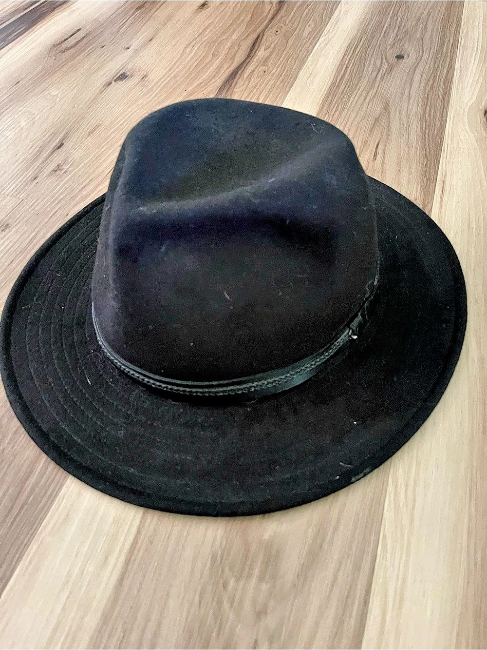 Tilley Endurables Montana 7 3/4 Wool Fedora w/Tuckaway Earflaps Black